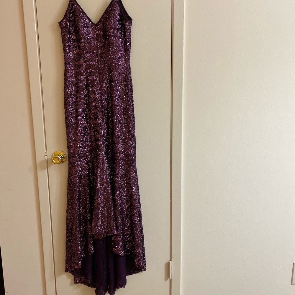 Gorgeous purple sequin dress